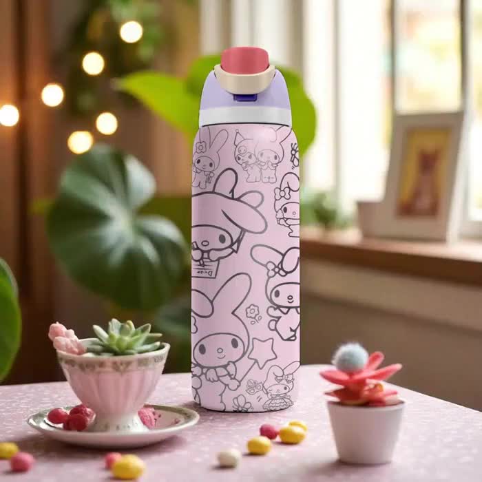 My Melody Engraved Owala Bottle – 16oz 24oz 32oz 40oz Sanrio